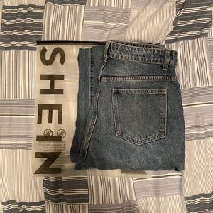 SHEIN high waisted baggy jeans😍😍